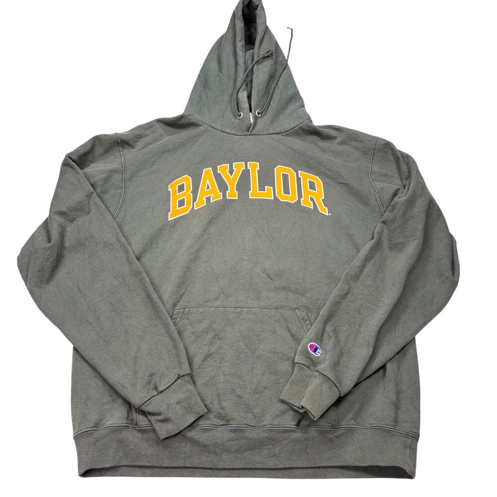 Champion Baylor University green hoodie. Size L. college football, Bears